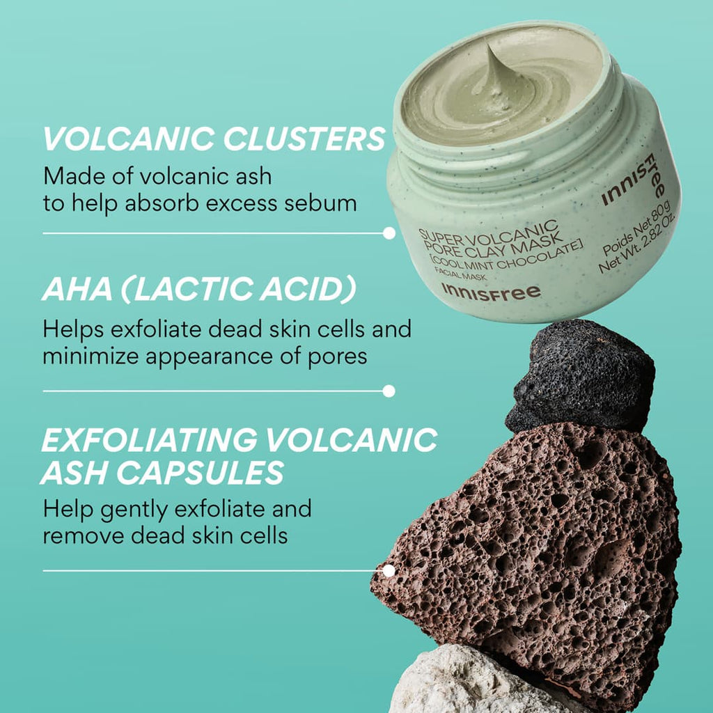 Super Volcanic Pore Clay Mask – Deep Cleanse & Clear Face Pores