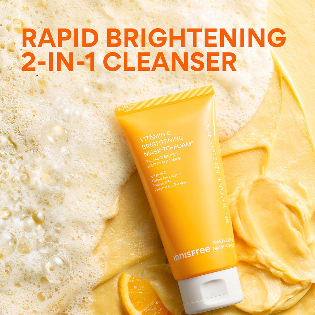 Vitamin C Brightening Mask-To-Foam™ Facial Cleanser