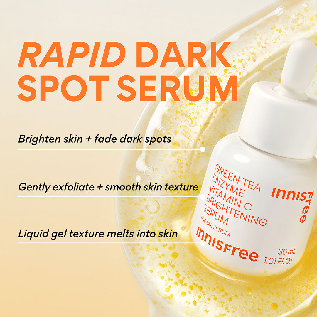 Green Tea Enzyme Vitamin C Brightening Serum – Best for Glowing Skin