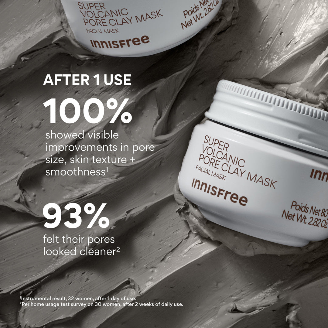 Super Volcanic Pore Clay Mask – Deep Cleanse & Clear Face Pores
