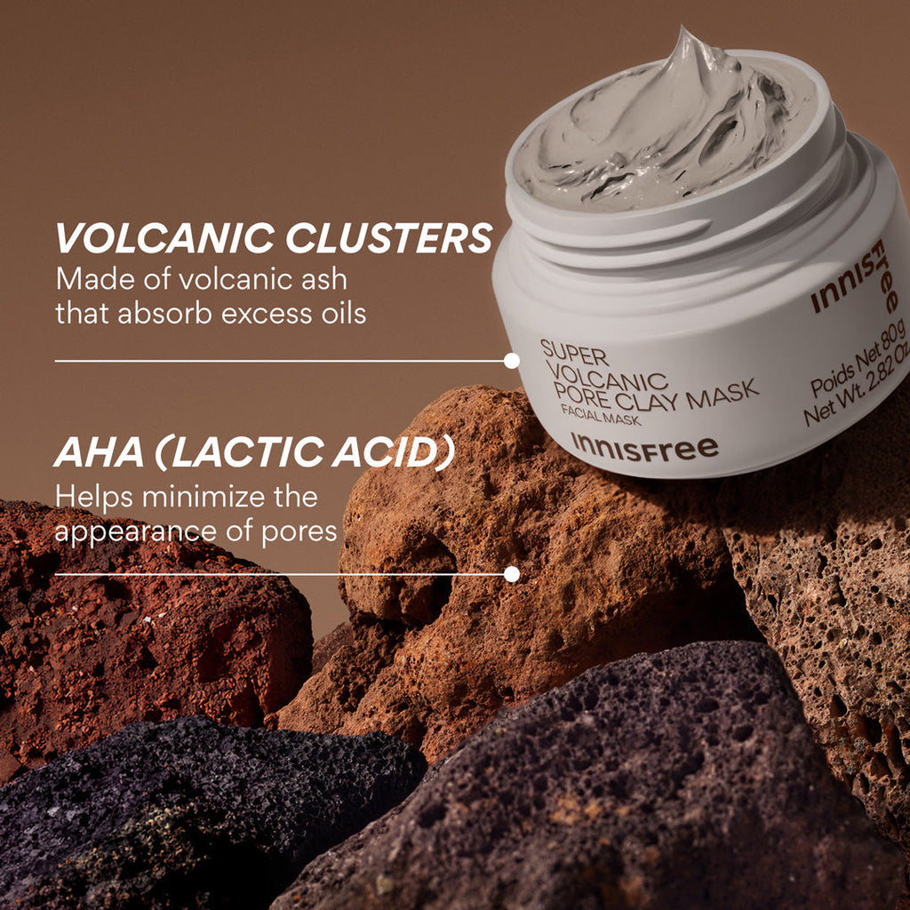 Super Volcanic Pore Clay Mask – Deep Cleanse & Clear Face Pores