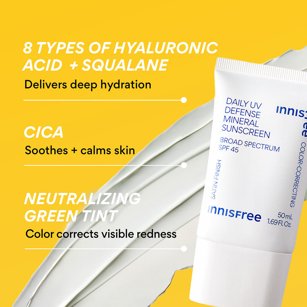 Daily UV Defense Mineral Sunscreen Broad Spectrum SPF 45 with Color Correcting