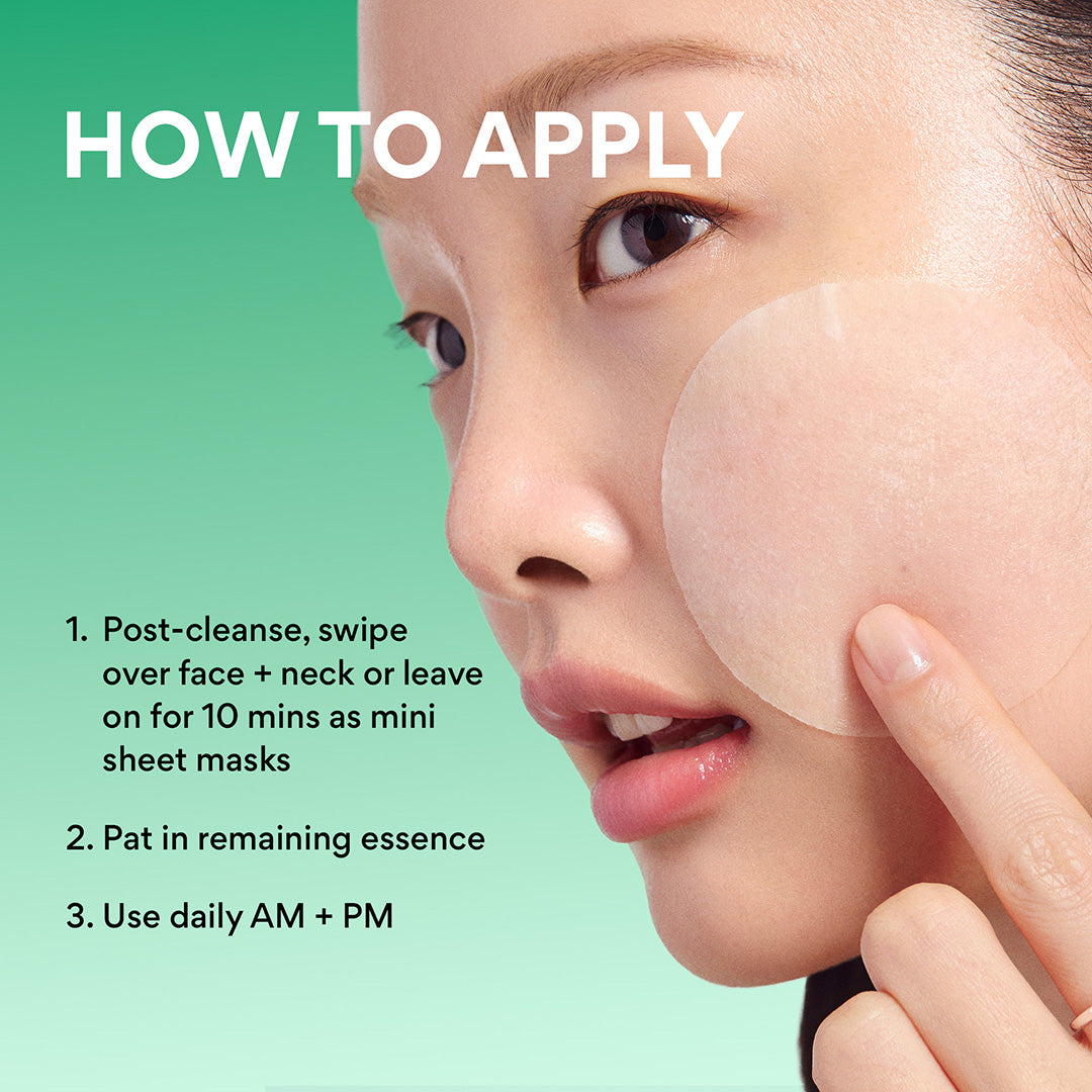 Green Tea Panthenol Calming Toner Pads