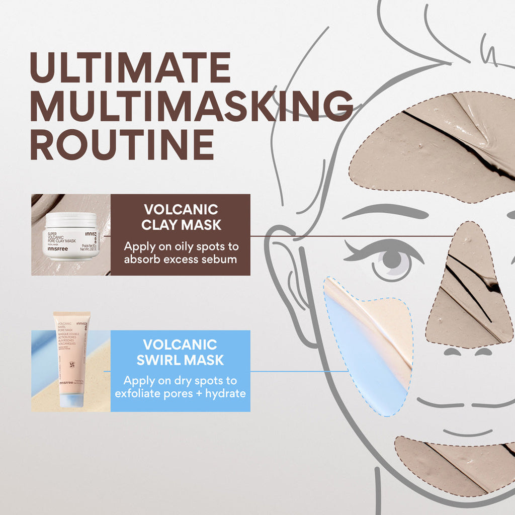 Super Volcanic Pore Clay Mask – Deep Cleanse & Clear Face Pores
