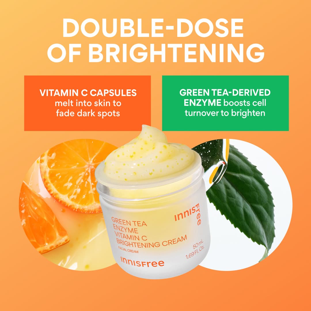 Green Tea Enzyme Vitamin C Brightening Cream
