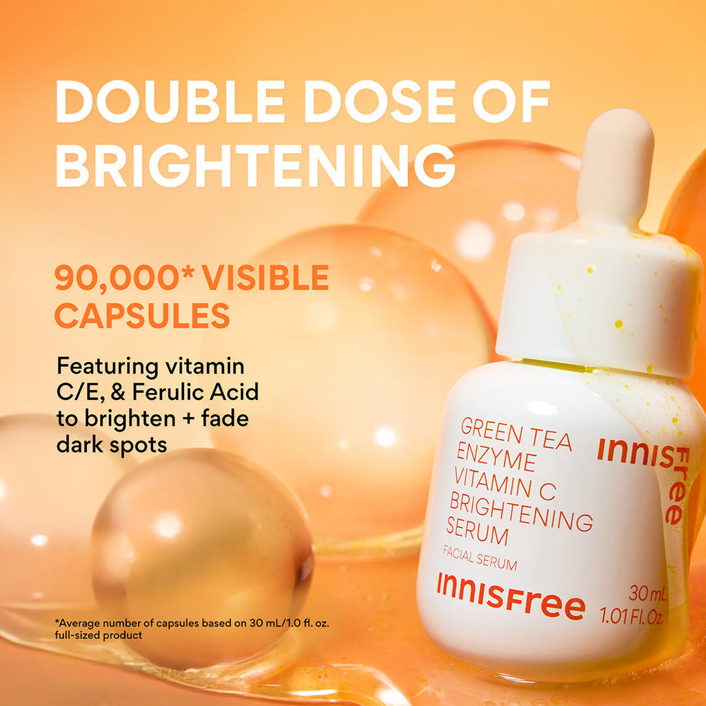 Green Tea Enzyme Vitamin C Brightening Serum – Best for Glowing Skin